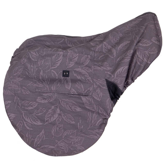 Water Resistant Saddle Cover - Amber Leaves