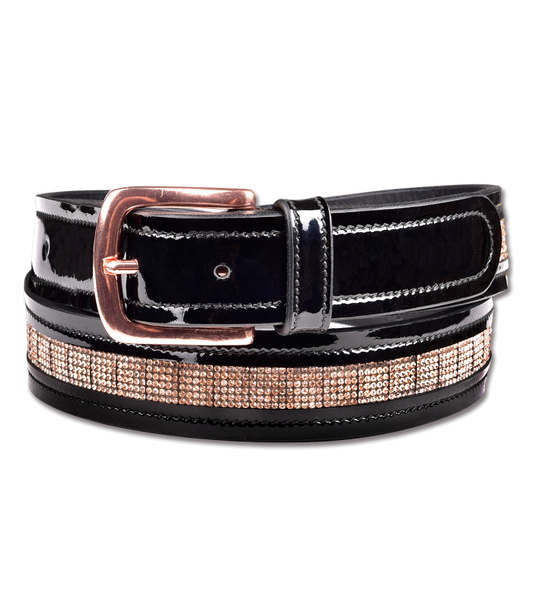 ELT Rose Rold Sparkle Leather Belt