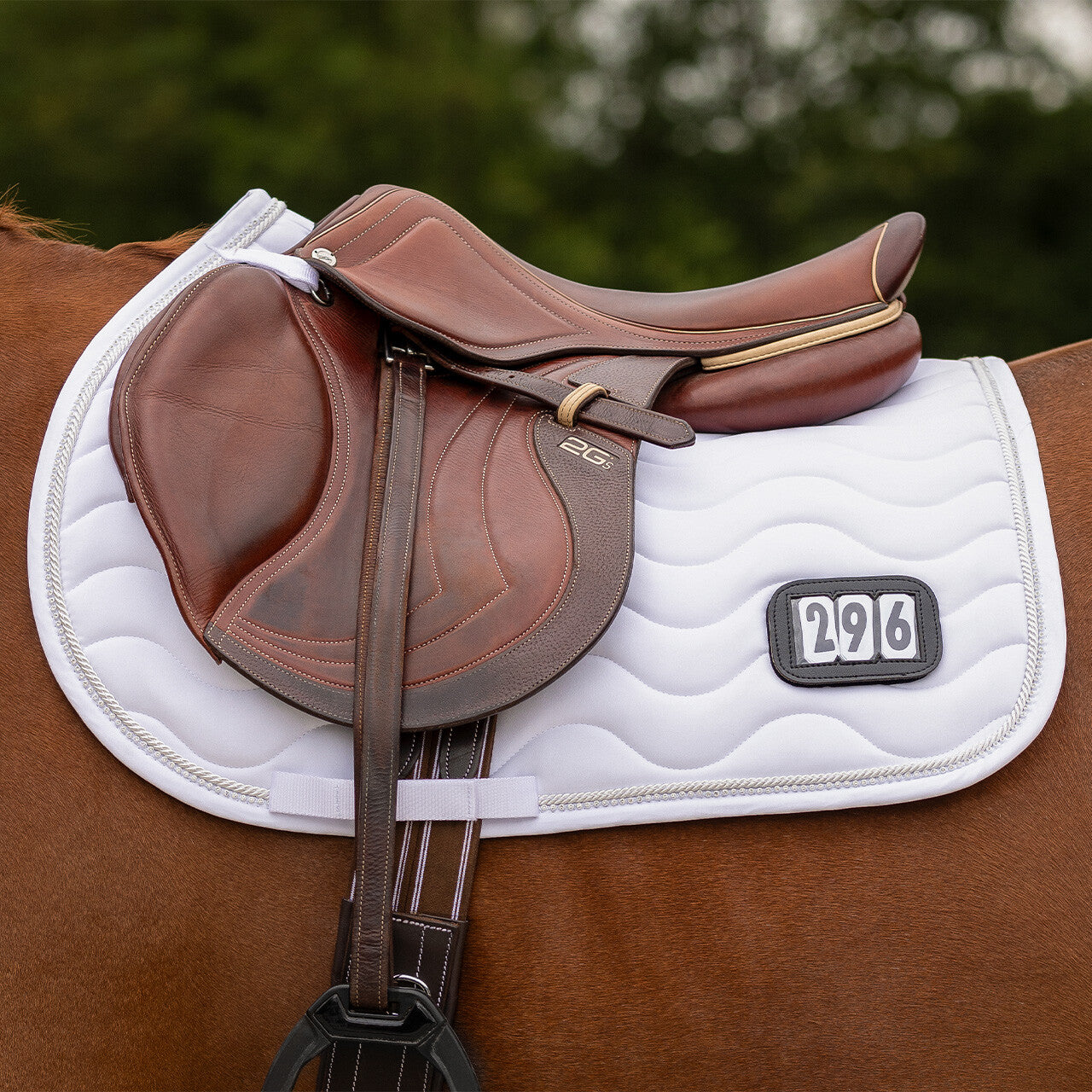 Sparkle Number Holder All Purpose Saddle Pad