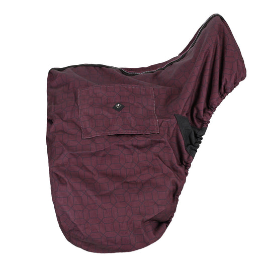 Water Repellent Saddle Cover - Wine Red