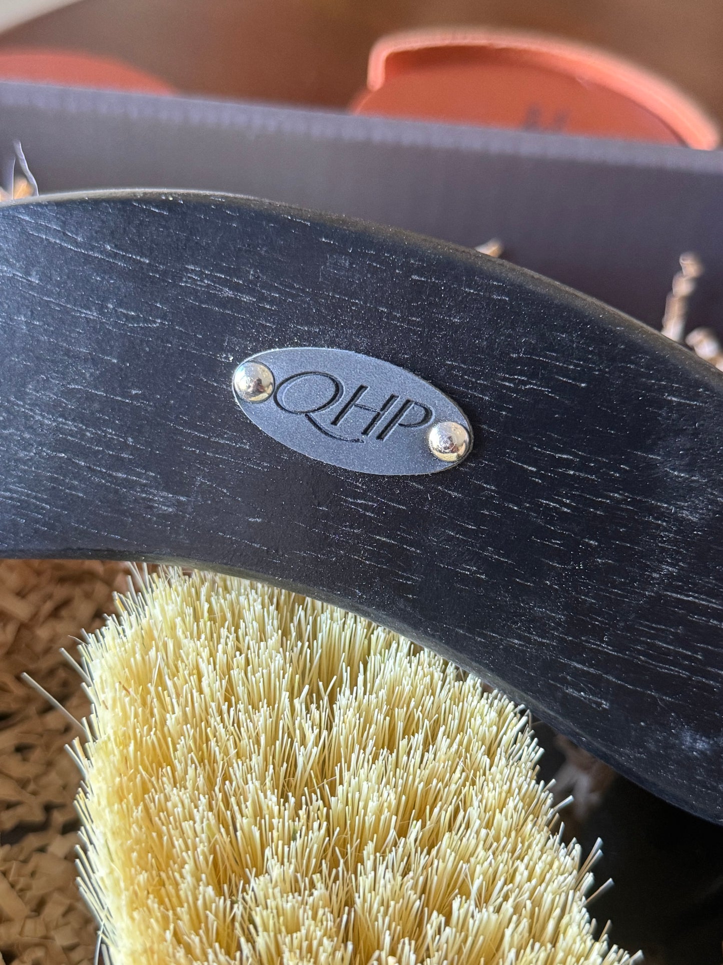 Wood and Tampico Grooming Set