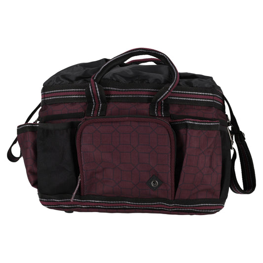 Water Repellent Grooming Bag - Wine Red