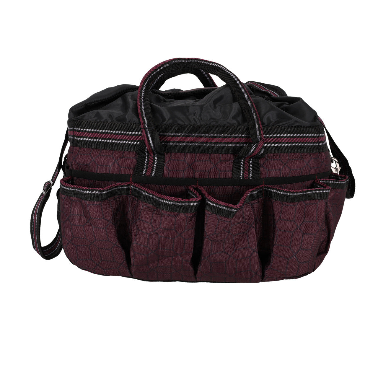 Water Repellent Grooming Bag - Wine Red