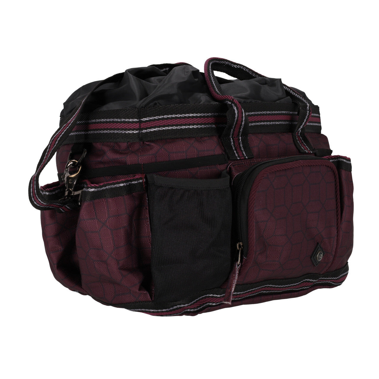 Water Repellent Grooming Bag - Wine Red