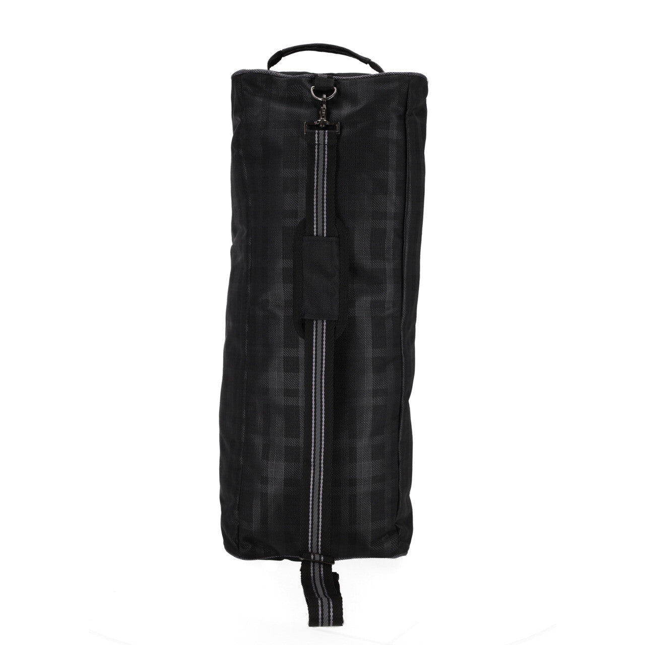 Water Repellent Bridle Bag - Black Plaid