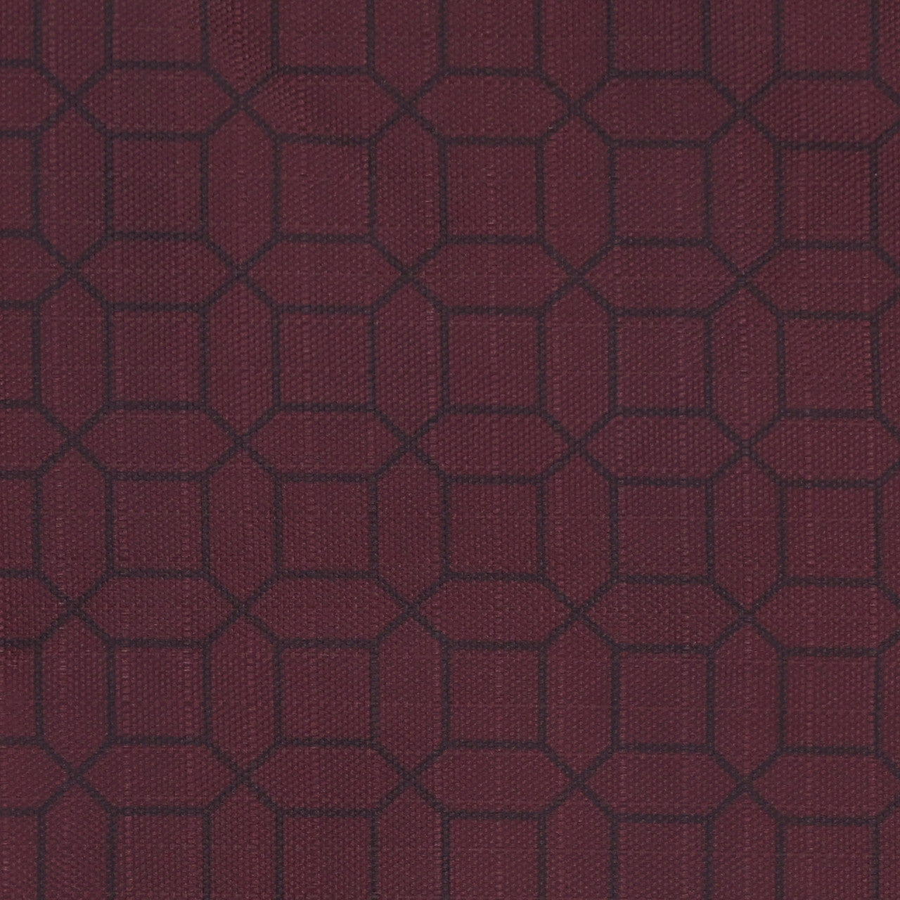 Water Repellent Bridle Bag - Geometric Burgundy