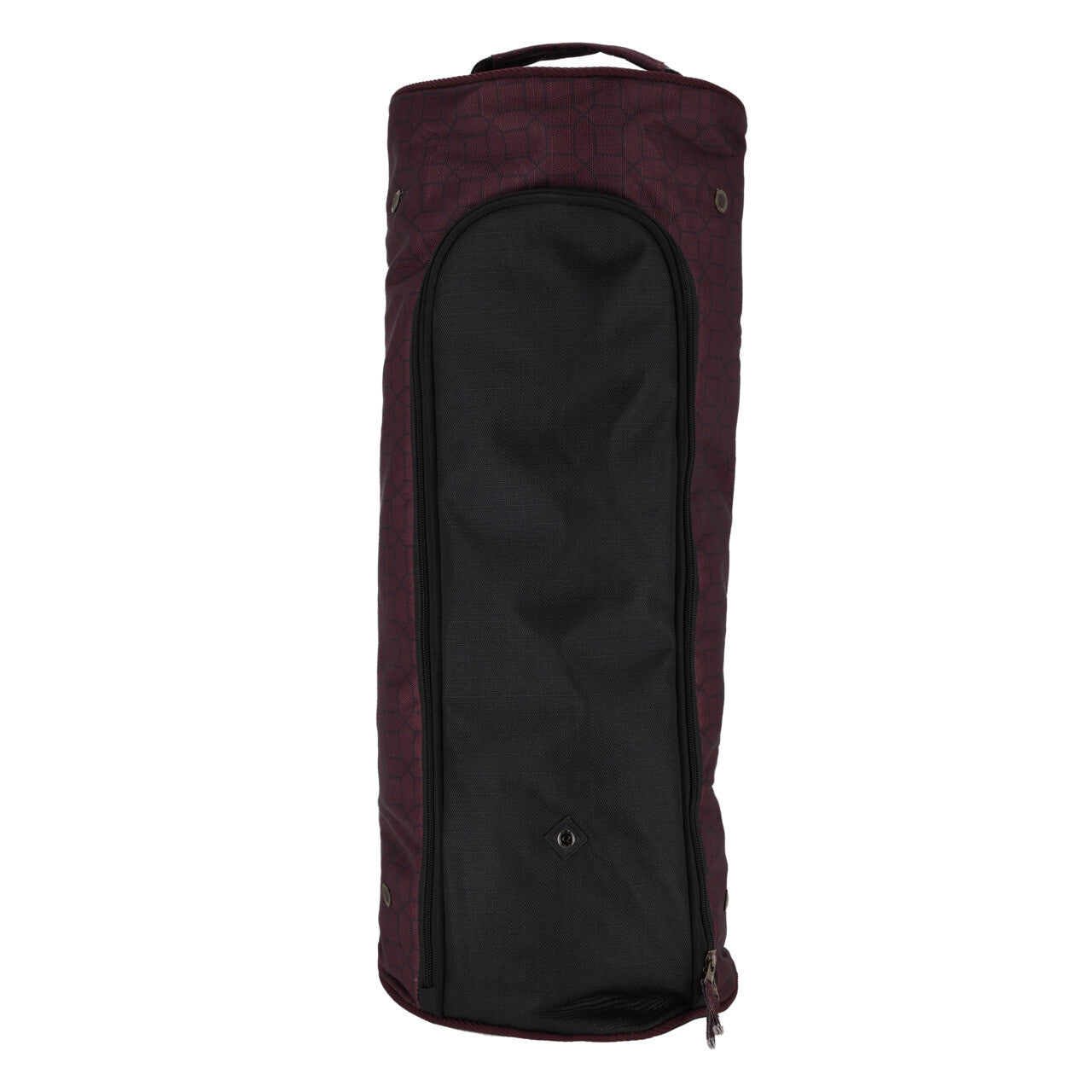 Water Repellent Bridle Bag - Geometric Burgundy