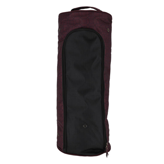 Water Repellent Bridle Bag - Geometric Burgundy