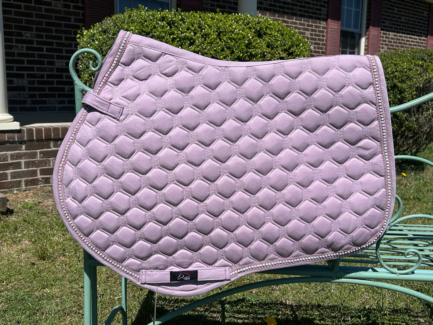 HKM Elisa Saddle Pad Mauve - Dressage or Jump