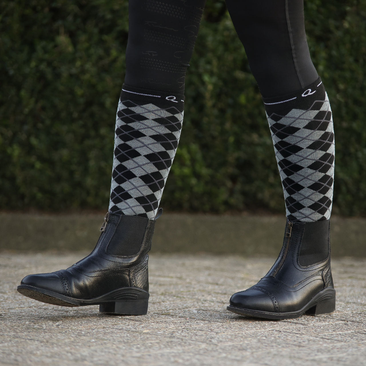 Two Pack Argyle Boot Socks