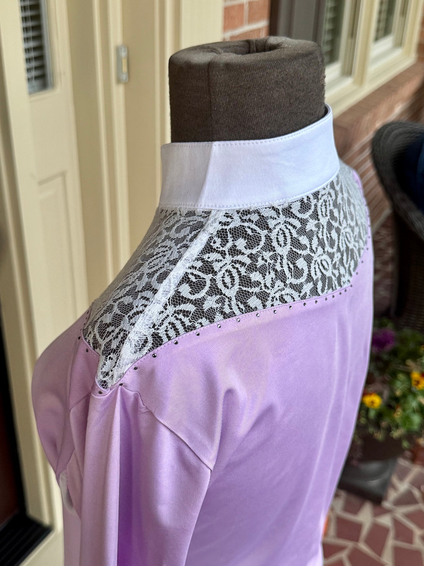 Baller On A Budget Lace Competition Shirt - Fairy Blossom