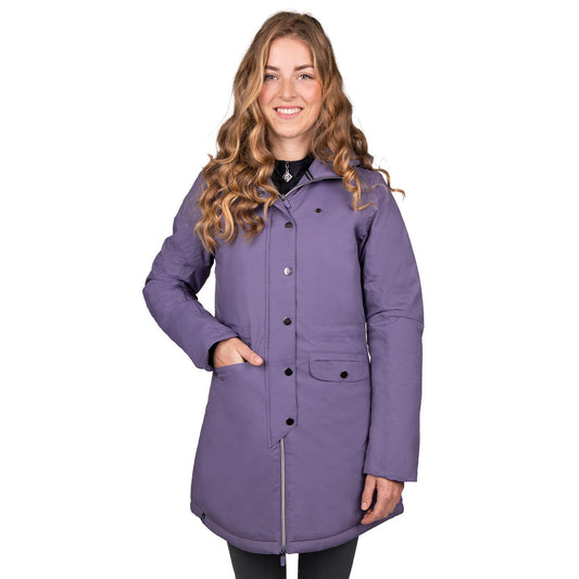 QHP Linde Winter Riding Coat Vintage Violet