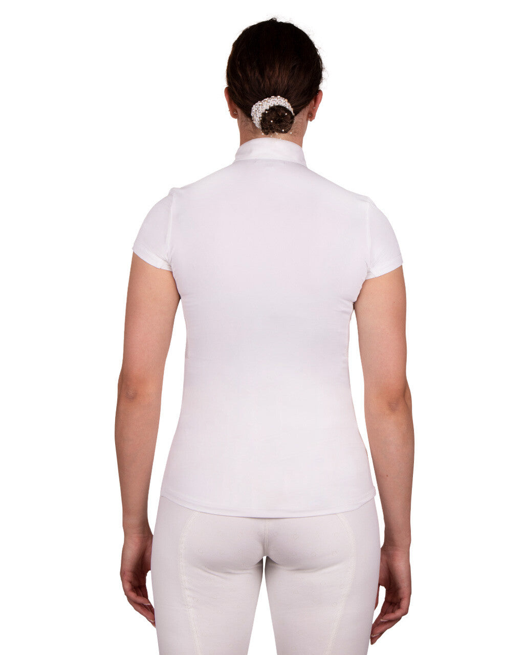 QHP Celesta Competition Shirt - White