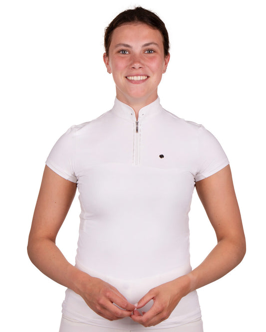 QHP Celesta Competition Shirt - White