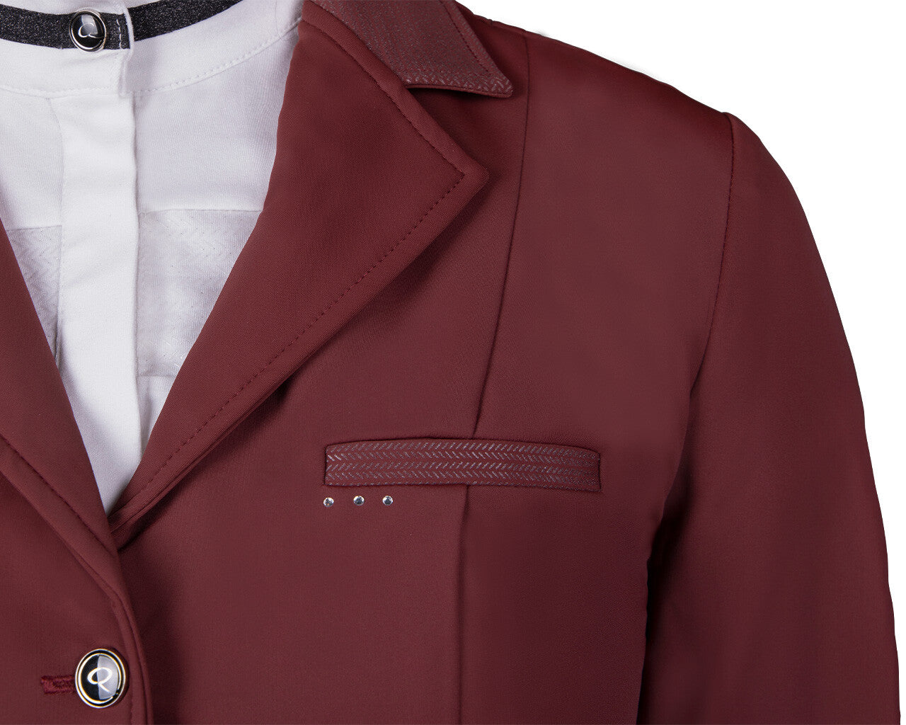 QHP Competition Jacket Kae - Burgundy