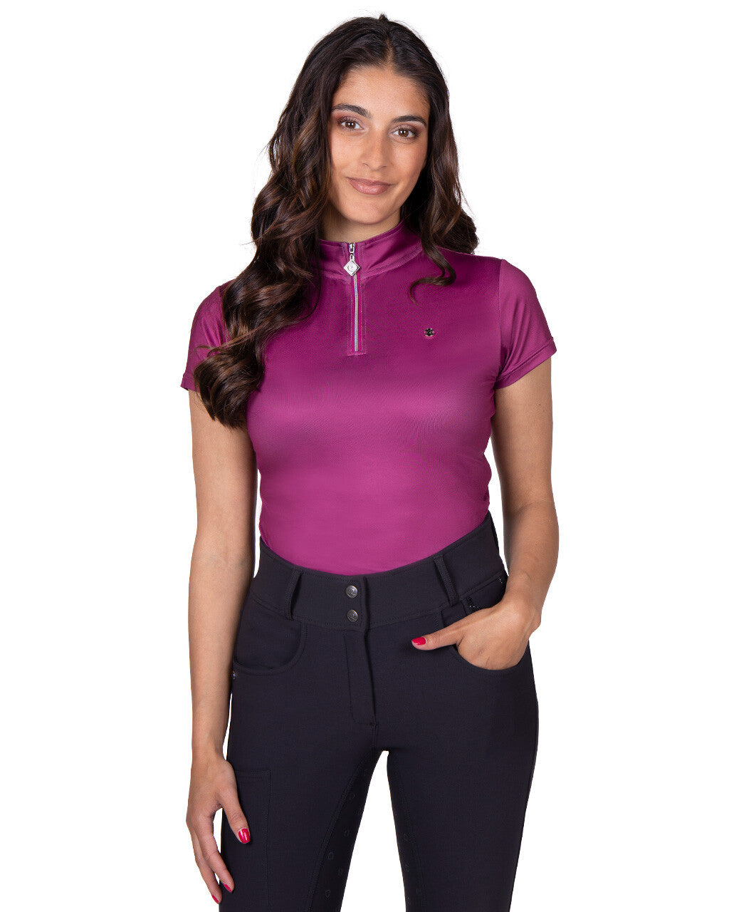 QHP Djune Training Shirt - Pink