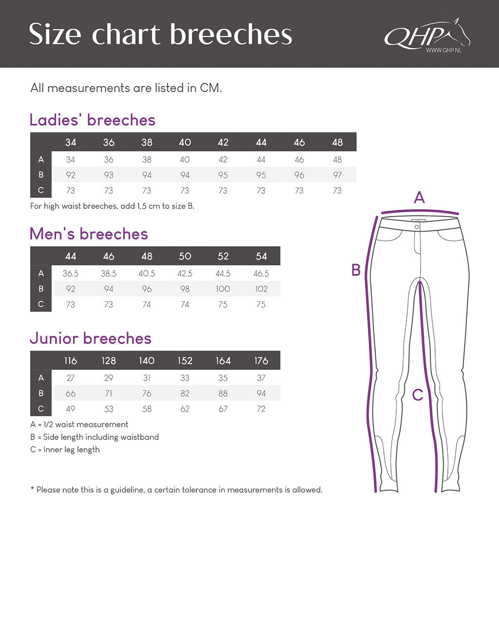 CLOSEOUT Juliet Winter Competition Full Seat Tights