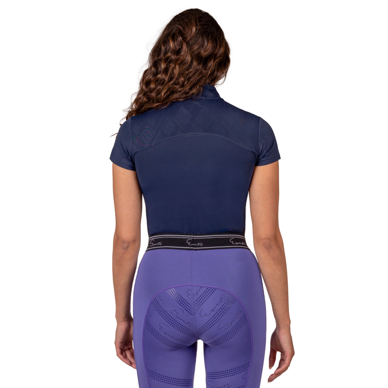 Nyomi Short Sleeve Training Shirt - Navy