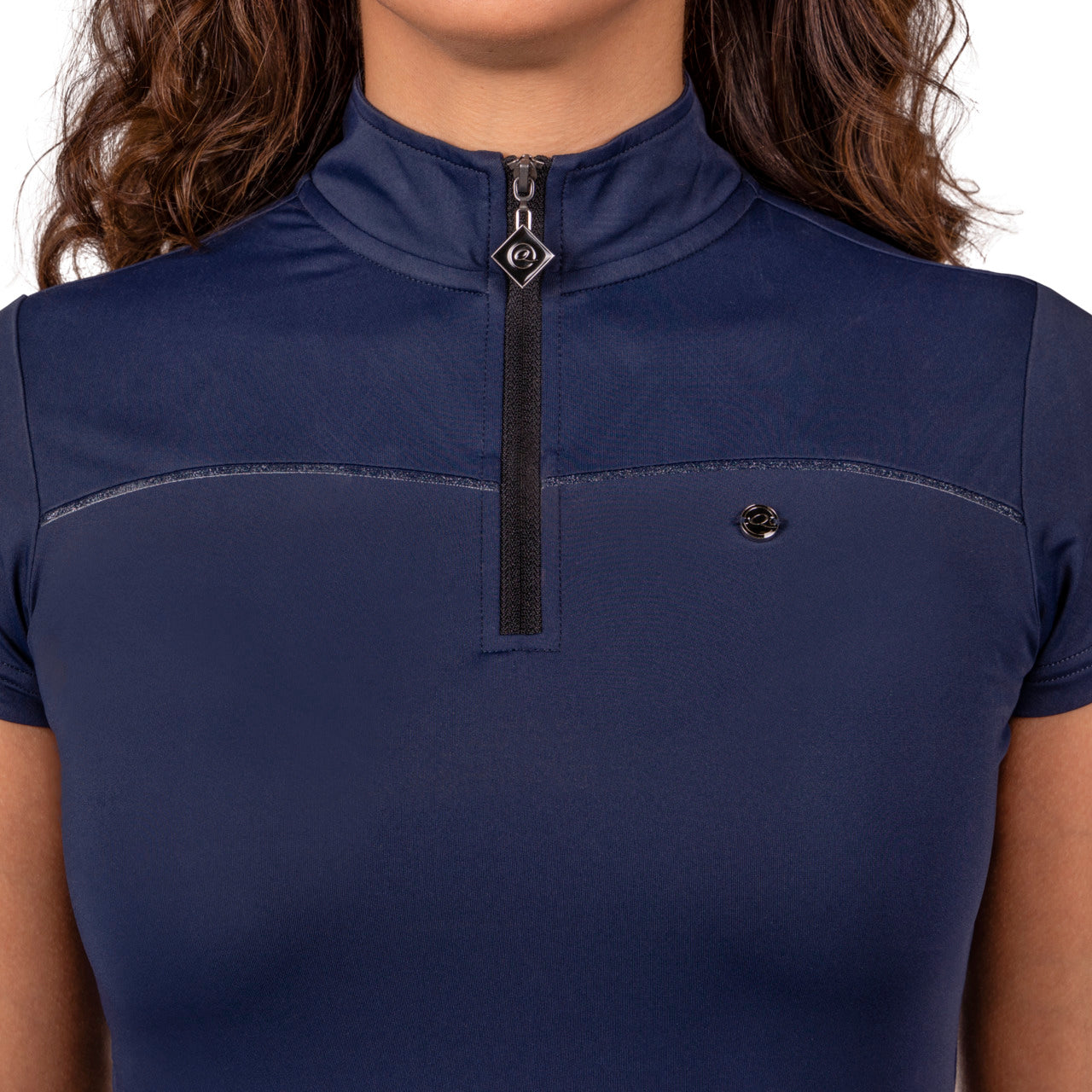 Nyomi Short Sleeve Training Shirt - Navy