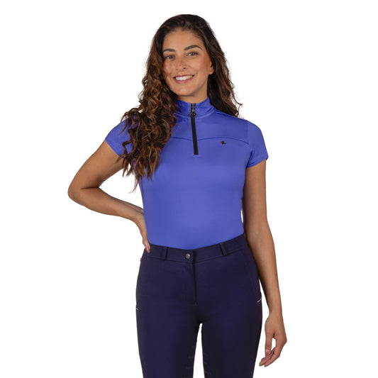 Nyomi Short Sleeve Training Shirt - Periwinkle