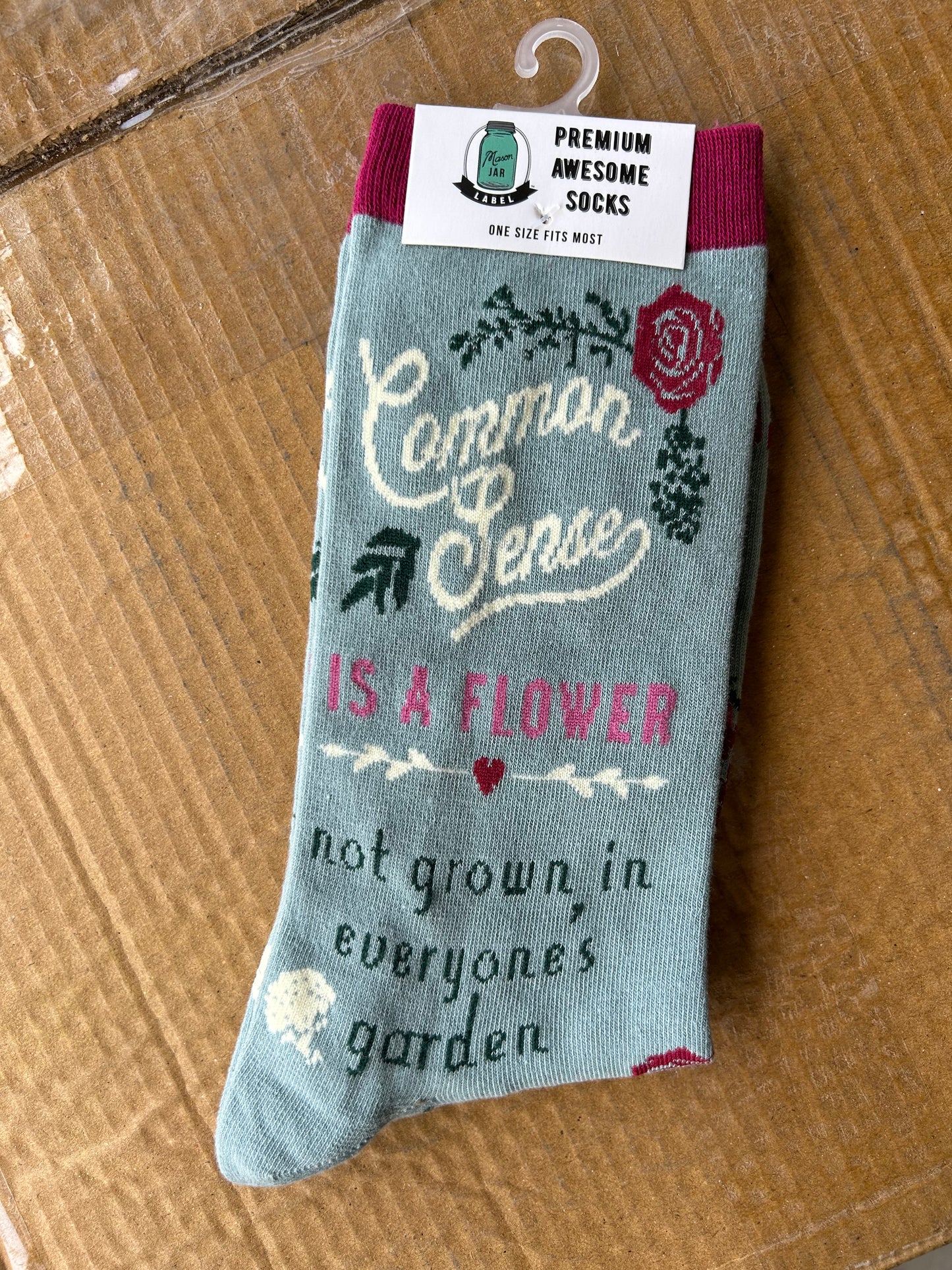 Socks From Mason Jar Label