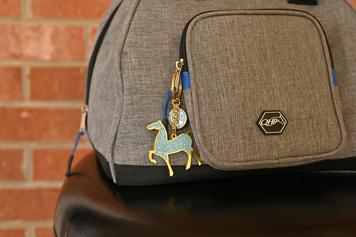Year Of The Horse Bag Charm - Frosty Blue