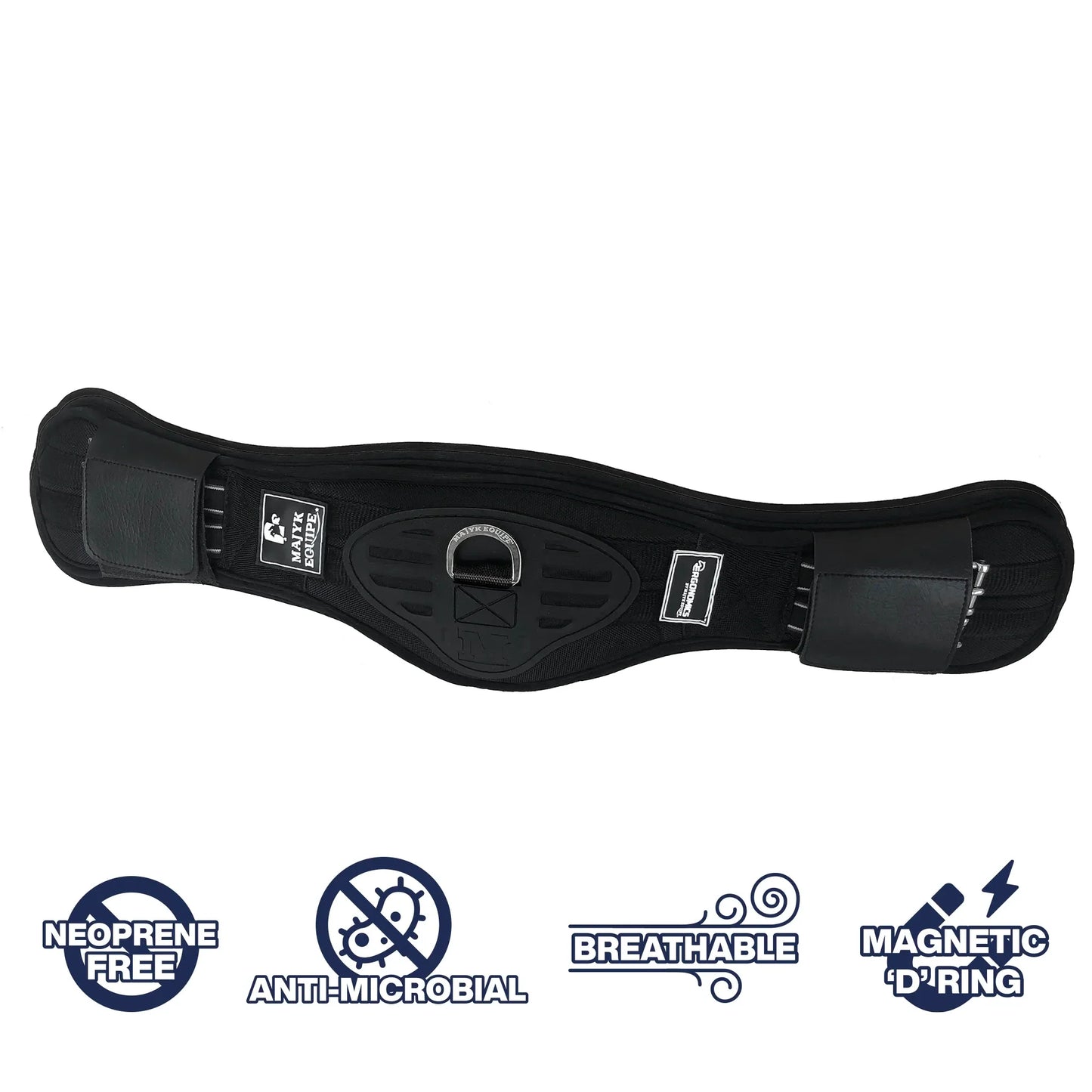 Ergonomics Spur Saver Dressage Girth with Buckle Guards