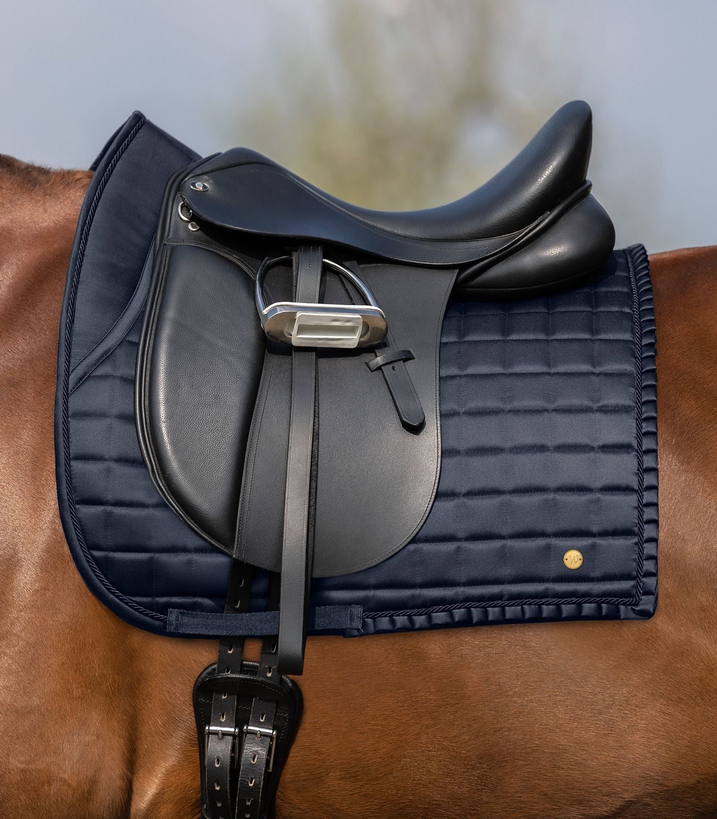 ELT Florence Dressage Saddle Pad - Dark Navy