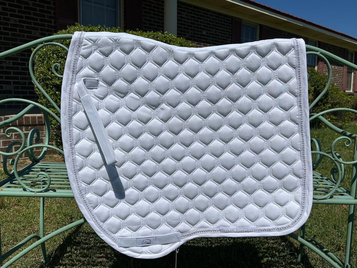 HKM Elisa Saddle Pad White - Dressage