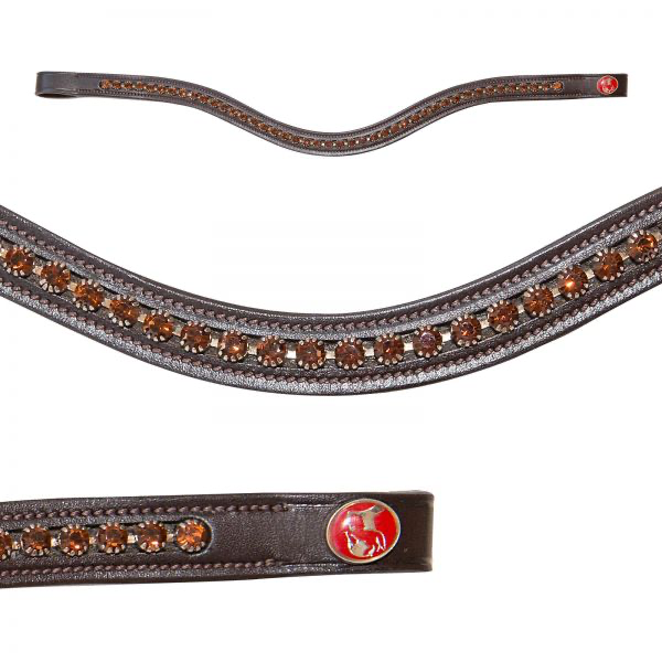Ultrasoft Brown Snaffle Bridle Celia