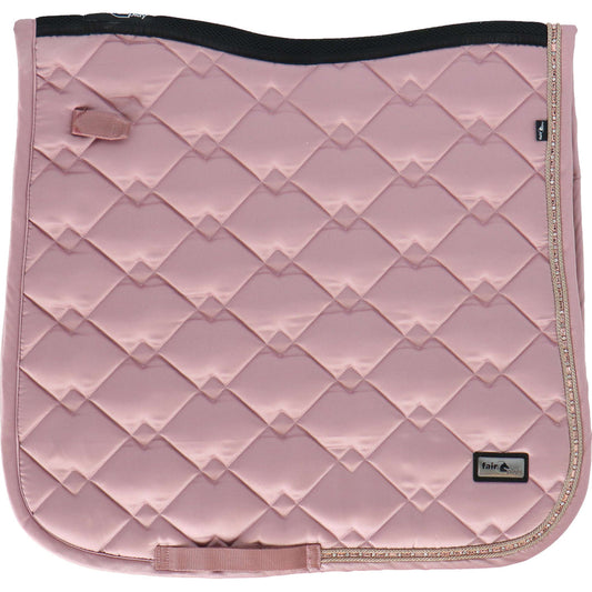 Fair Play Azuryt Ceramic-Tech Dressage Saddle Pad Pink/Rose Gold