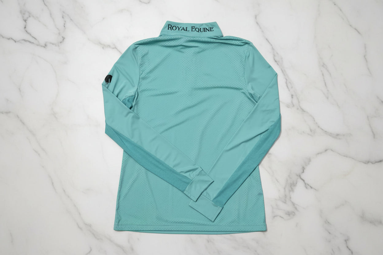 sage green long sleeve sun shirt upf