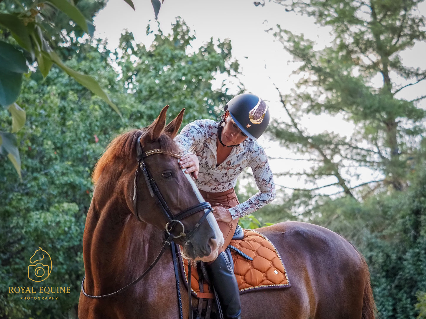 dressage horse print sun shirt