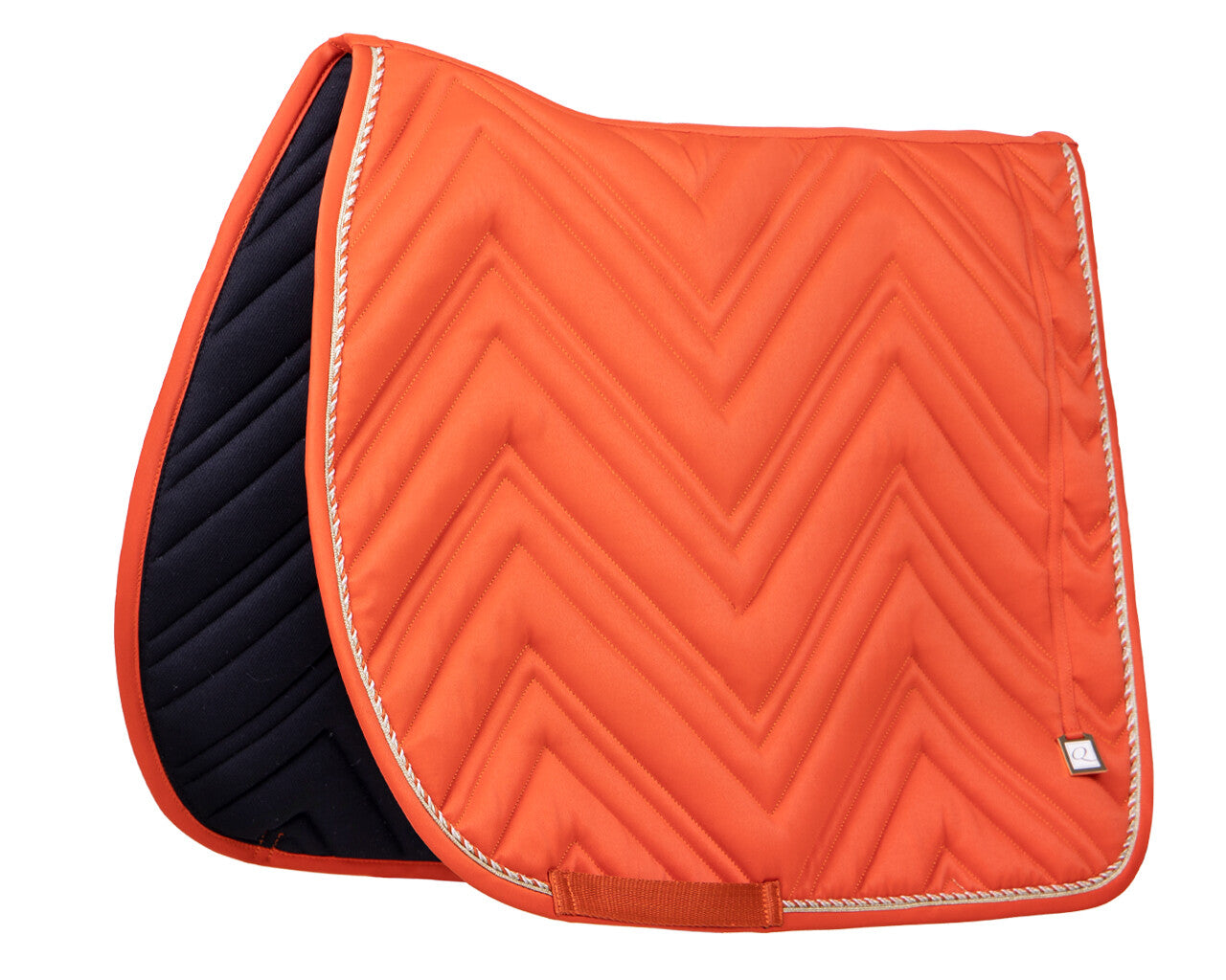 QHP Menton Saddle Pad Amber Gold - Dressage or All Purpose