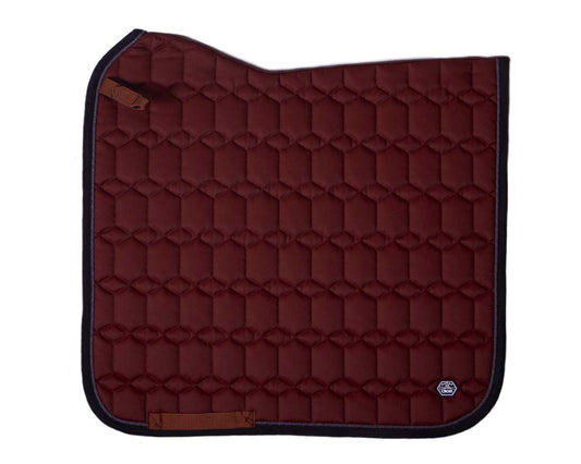 QHP El Dorado Saddle Pad - Ruby - Dressage or Euro Jump