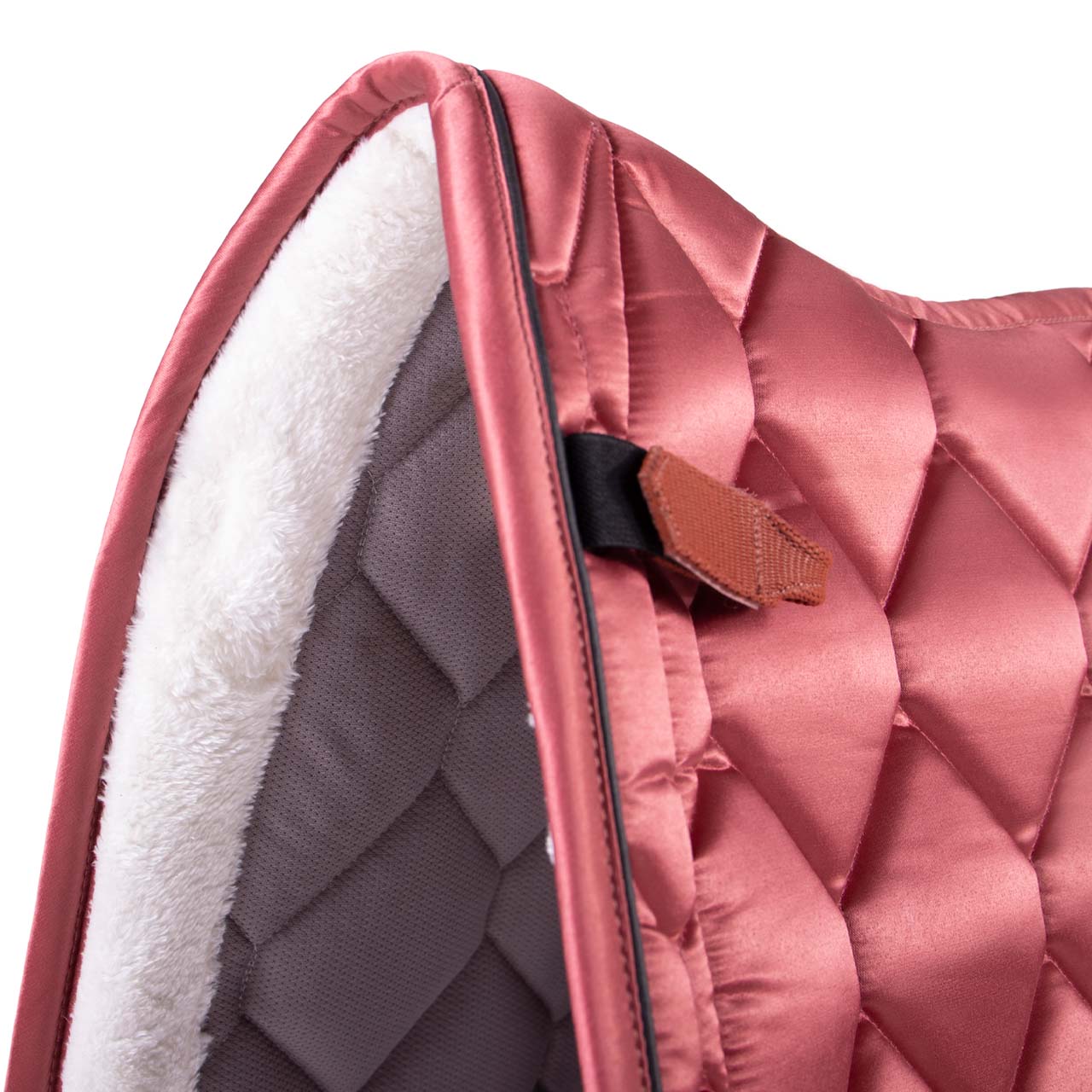 QHP Classy Collection Saddle Pad - Dusty Cedar - Dressage and All Purpose