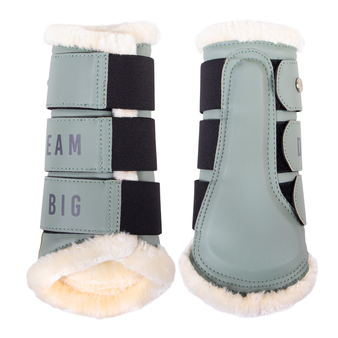 QHP Equestrian Dream Collection Brushing Boots - Sage