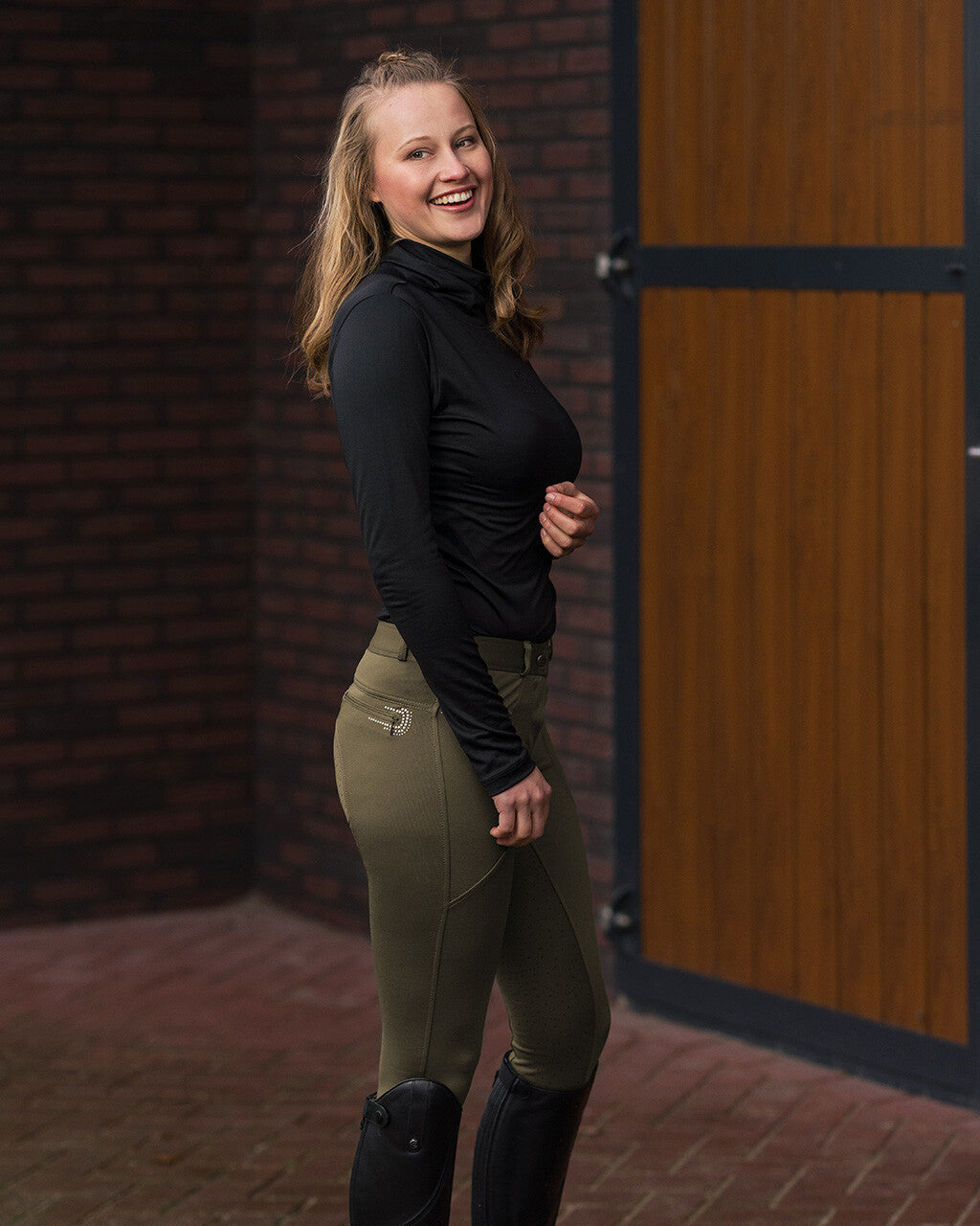 QHP Monica Winter Breeches - Olive