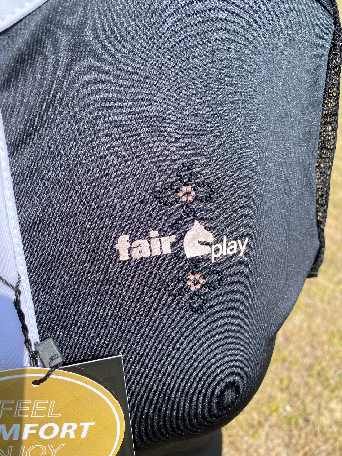 Fair Play Cecile Rose Gold Collection Competition Shirt - Black Long Sleeve